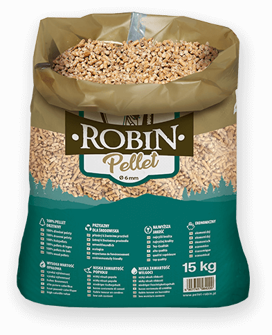 worek pelletu opałowego Robin do kupienia w Iłży lub sklepie internetowym